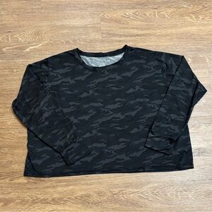 Black Camouflage Women’s Shirt